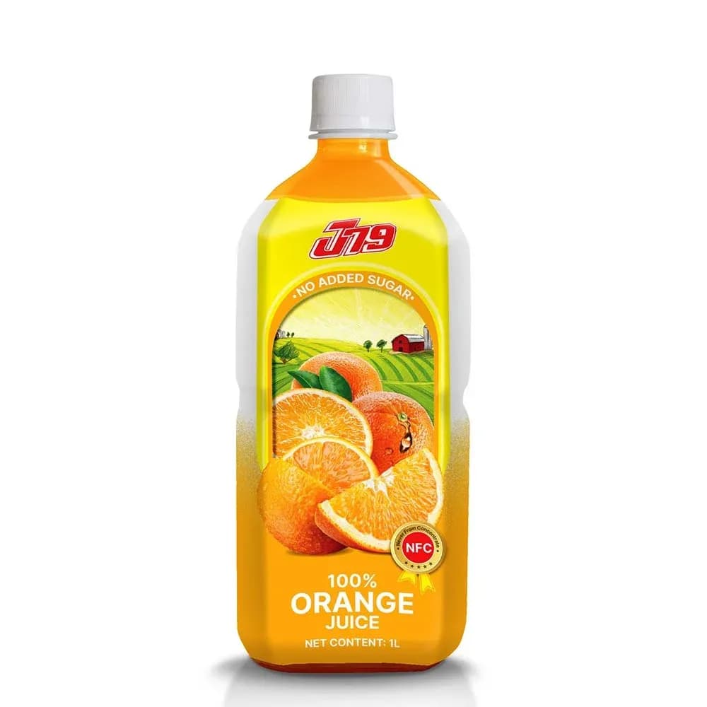 J79 Orange Juice drink — original product packaging
