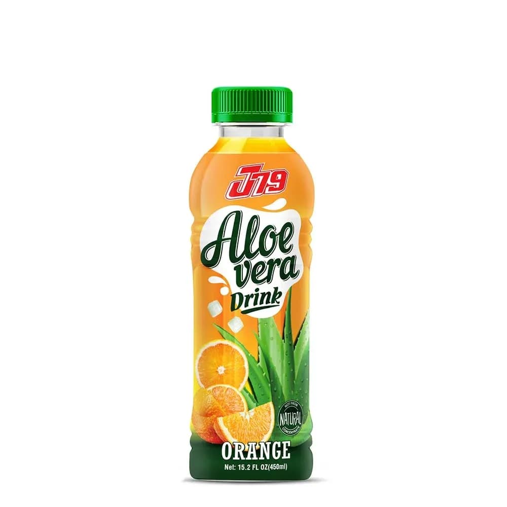 450ml J79 Aloe Vera Drink with Orange juice — original product packaging