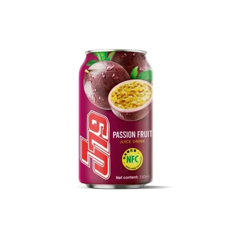 Passion fruit Juice Drink J79 — original product packaging