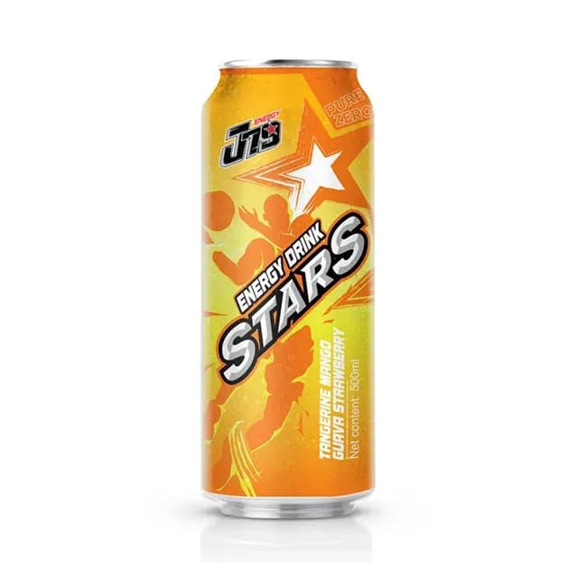 500ml J79 Stars Energy drink with Mango guava strawberry — original product packaging