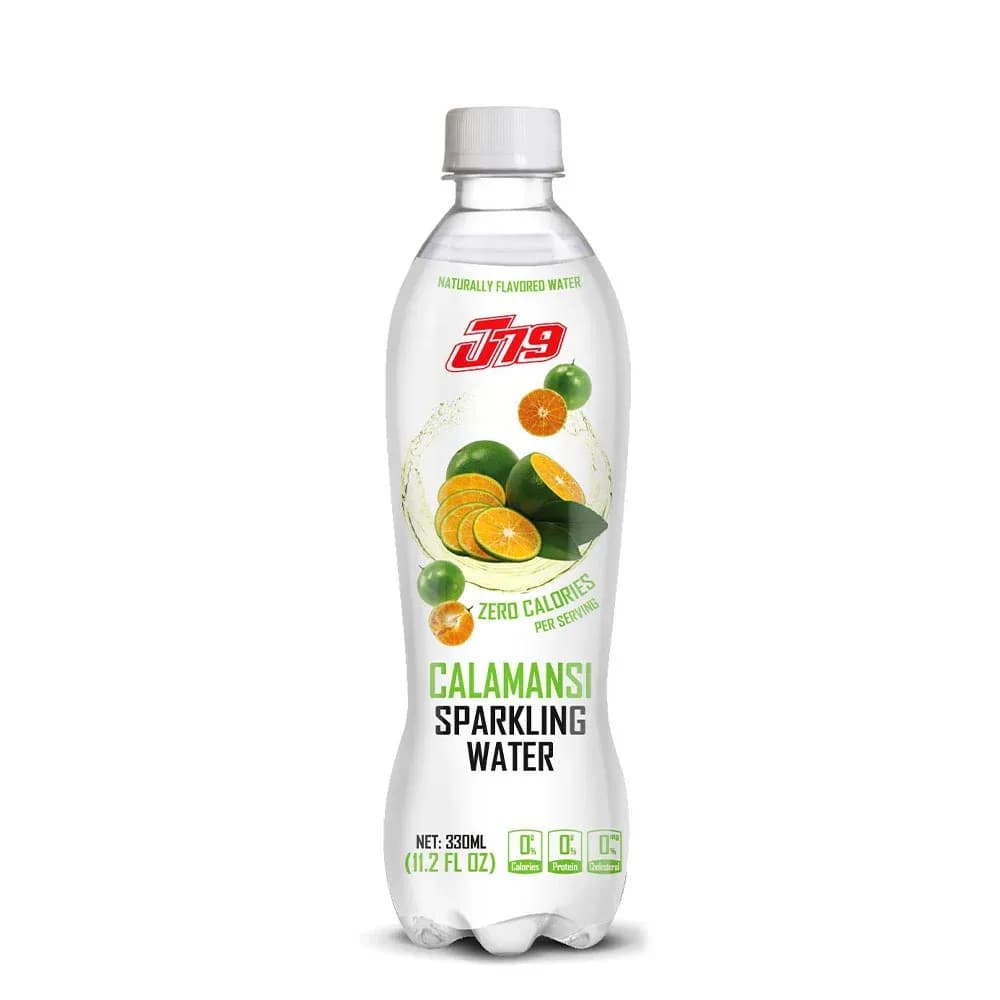 330ml Calamansi Sparkling water Zero Calories J79 — original product packaging