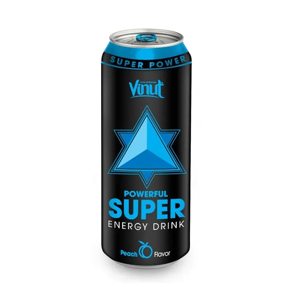 500ml J79 Powerful Super Energy drink Peach flavor A — original product packaging