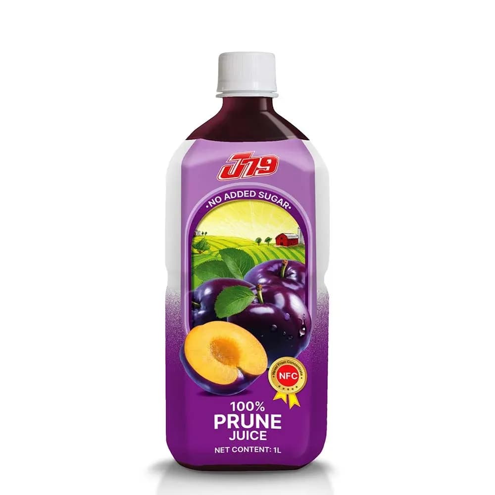 J79 Prune Juice drink — original product packaging