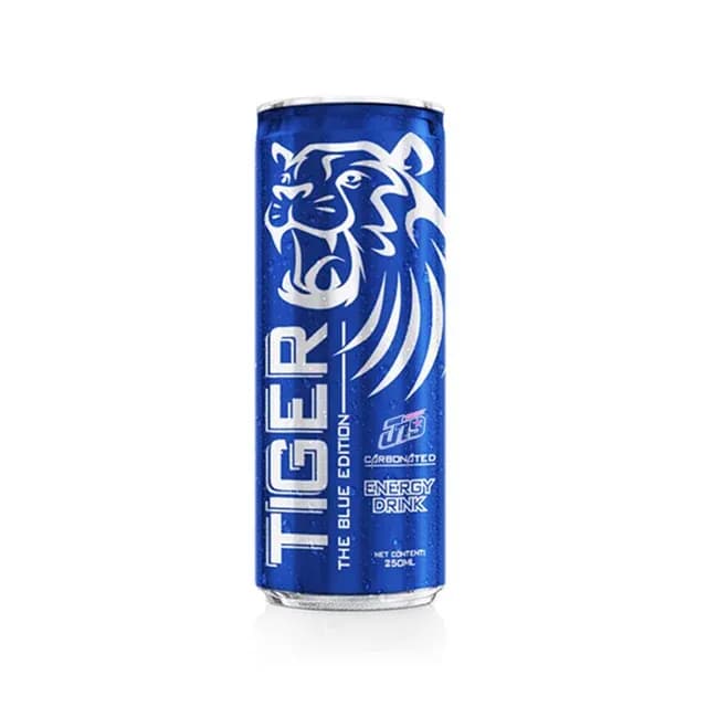 250ml J79 The Blue Edition Tiger energy drink Carbonated — original product packaging