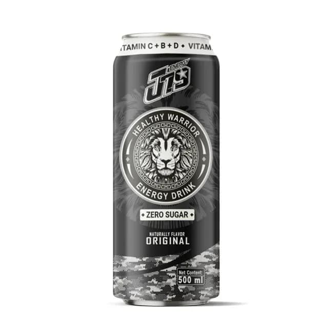 500ml J79 Original Energy drink zero sugar — original product packaging