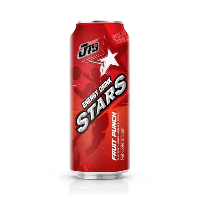 500ml J79 Stars Energy drink with fruit punch — original product packaging