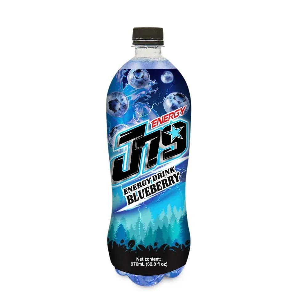 970ml J79 Energy drink with Blueberry — original product packaging