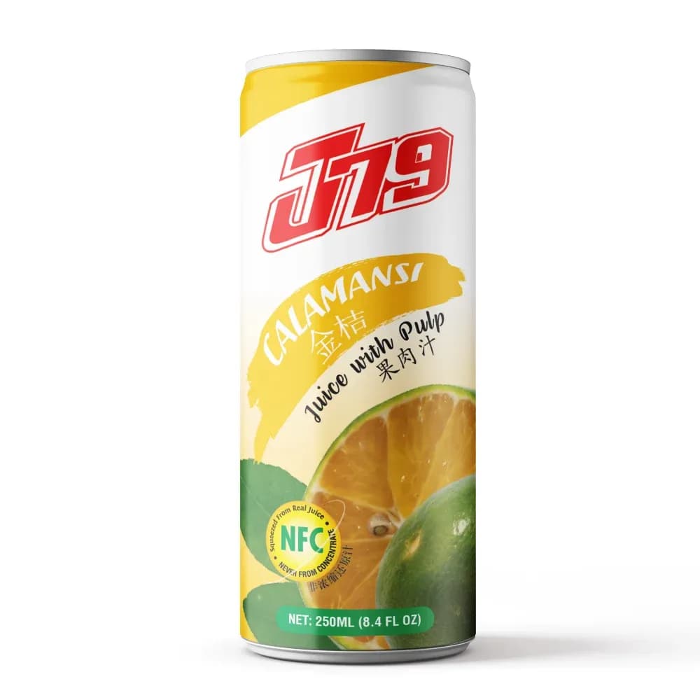250ml Calamansi juice drink with Plup J79 — original product packaging