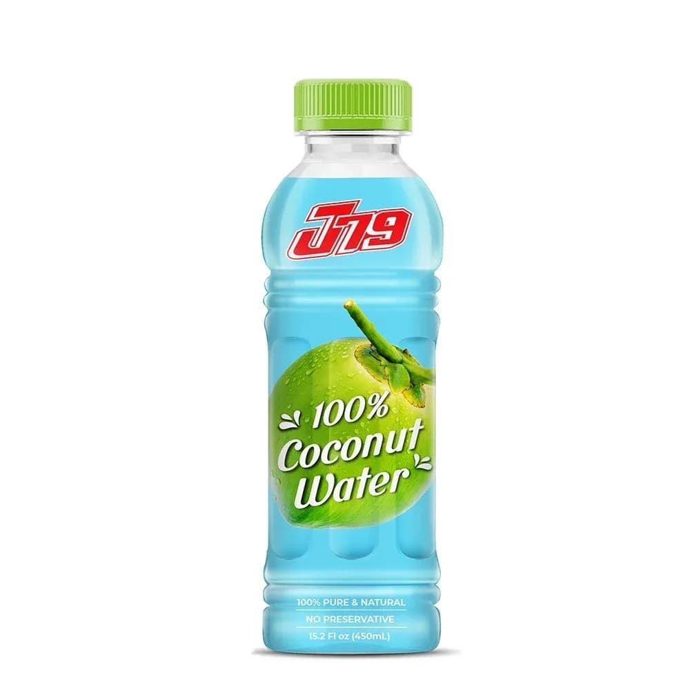 450ml Bottle Coconut water Pure J79 — original product packaging