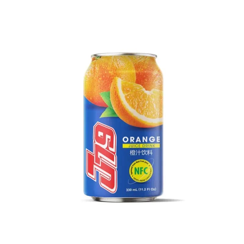 Orange Juice drink J79 — original product packaging