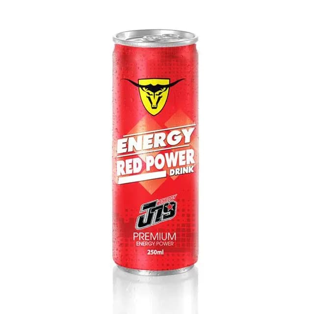 J79 250ml Energy Drink Red Power — original product packaging