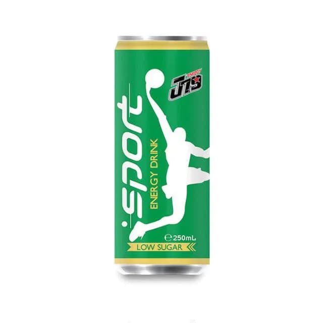 J79 Aluminium can sport Energy drink low sugar — original product packaging