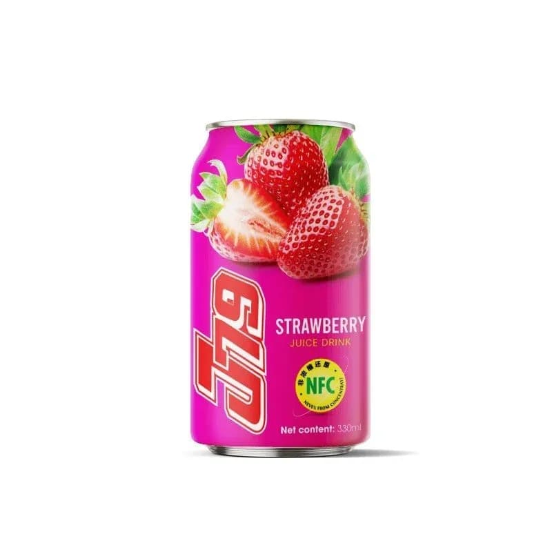 Strawberry Juice Drink J79 — original product packaging