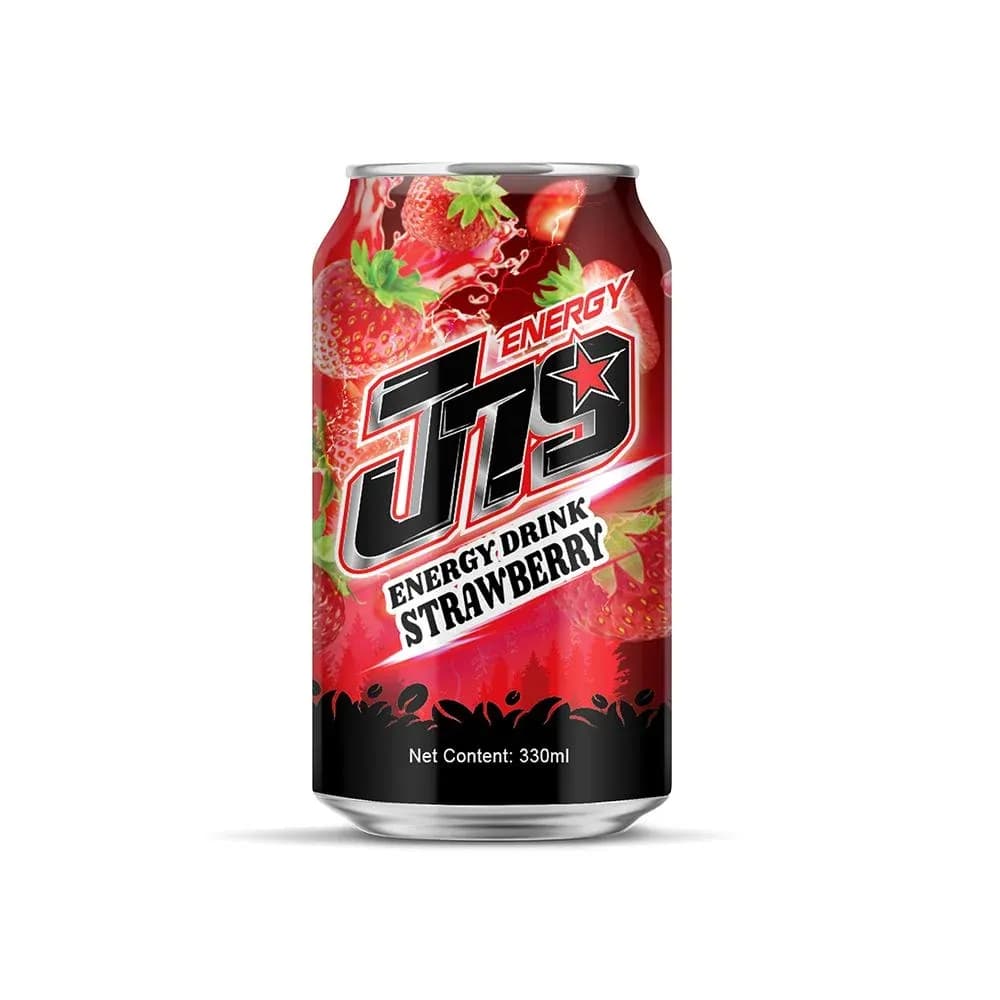 330ml J79 Strawberry Red Energy drink — original product packaging