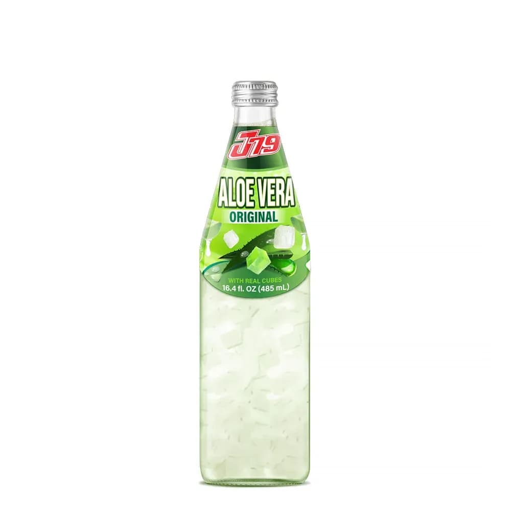 485ml J79 Aloe Vera Drink Original with Real Cubes — original product packaging