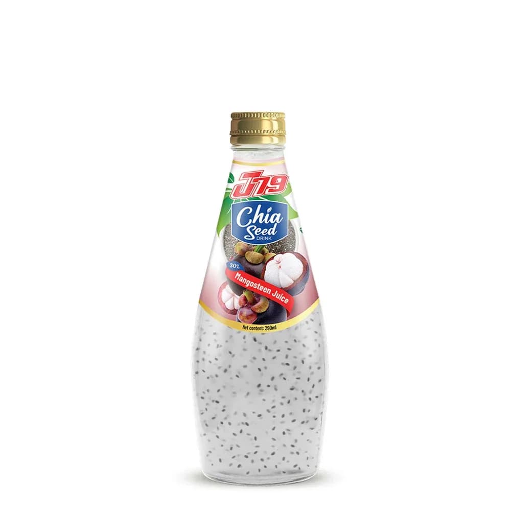 290ml J79 Chia seed drink with Mangosteen juice — original product packaging