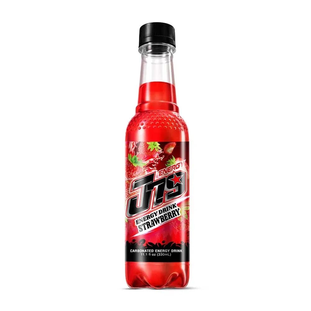 11.1 fl oz J79 Carbonated Strawberry Energy drink — original product packaging