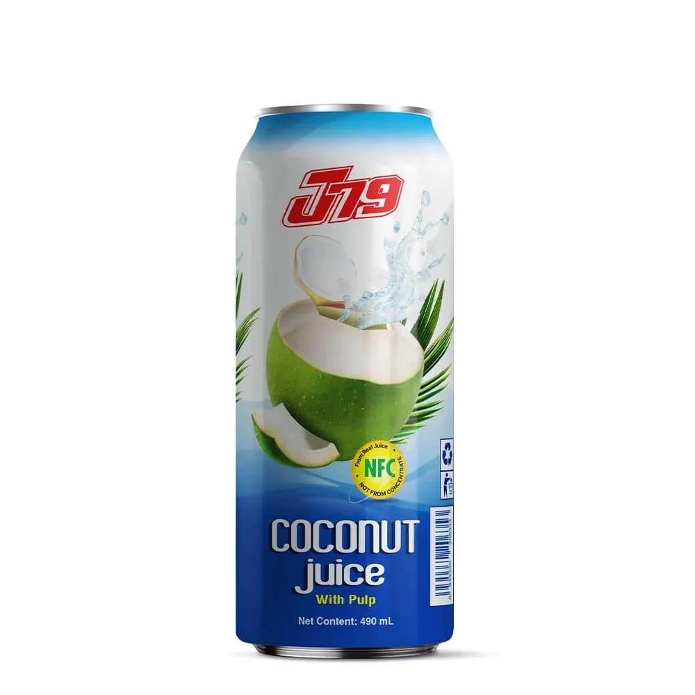 490ml J79 Coconut water with Pulp — original product packaging