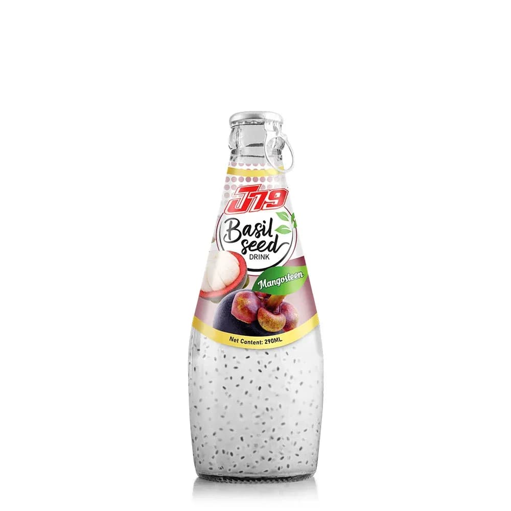 290ml J79 Basil seed drink with Mangosteen — original product packaging
