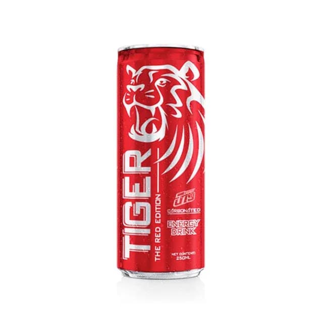 250ml J79 The Red Edition Tiger energy drink Carbonated — original product packaging