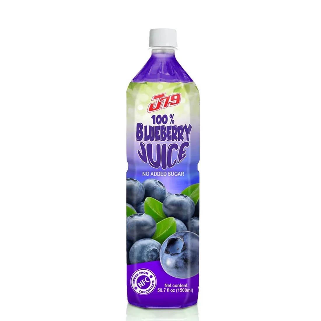 50.7 fl oz J79 Blueberry Juice Drink — original product packaging