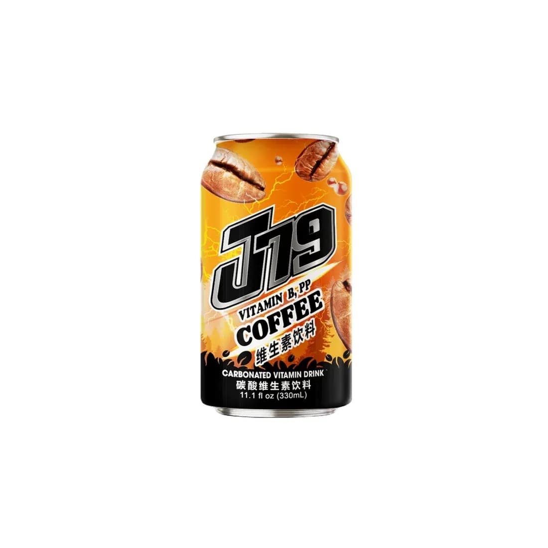 330ml J79 Coffee Energy drink Enrich Vitamin CKE Carbonated vitamin drink 1 scaled — original product packaging