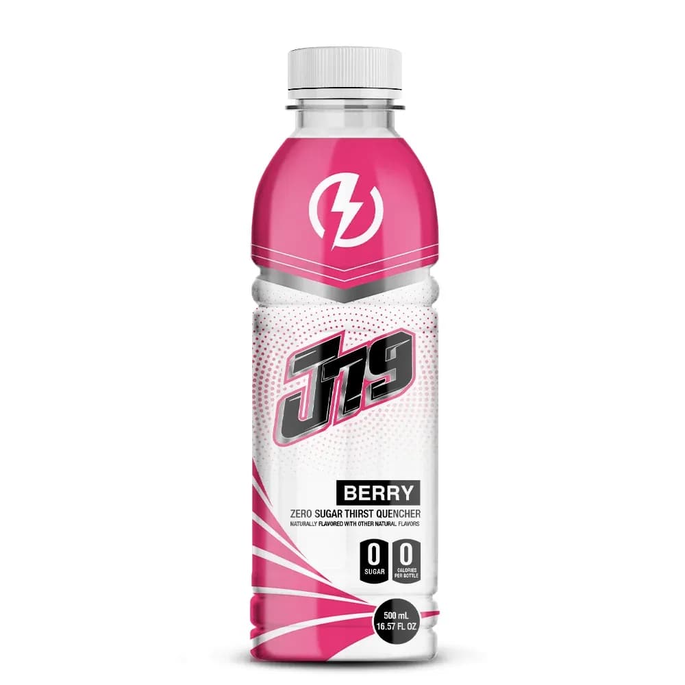 16.57 fl oz J79 Zero Sugar Berry Energy Drinks — original product packaging