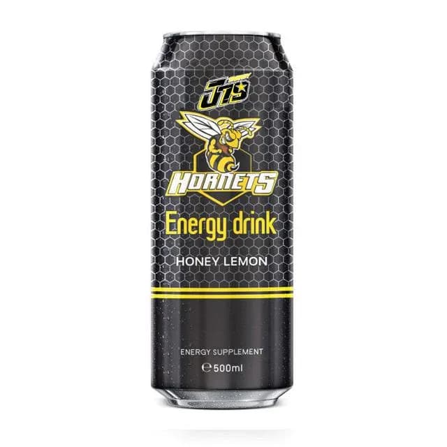 J79 Energy drink honey lemon 500ml — original product packaging
