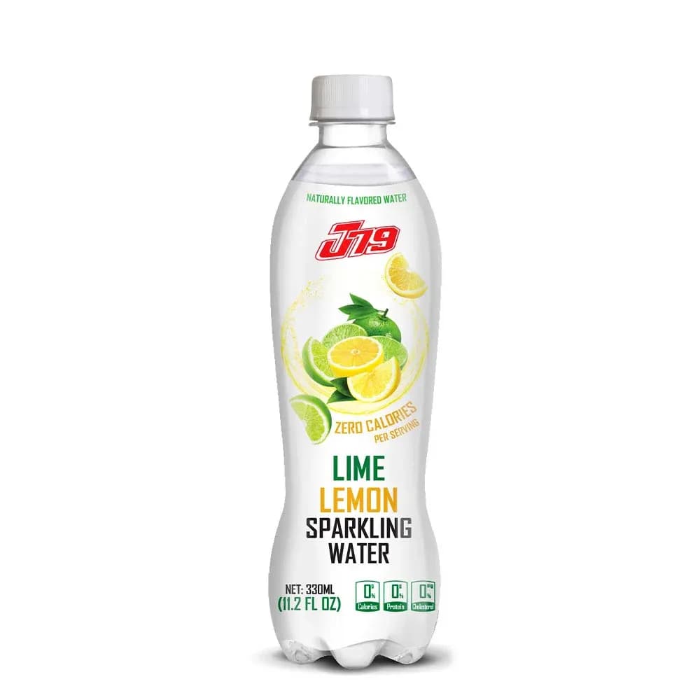 330ml Lemon Lime Sparkling water Zero Calories J79 — original product packaging