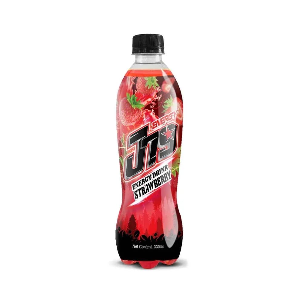 330ml J79 Energy drink with Strawberry — original product packaging
