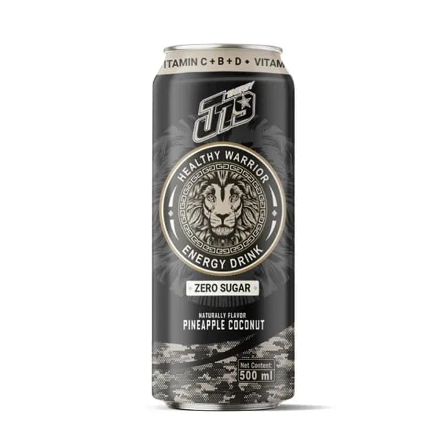 500ml J79 Pineapple Energy drink zero sugar — original product packaging