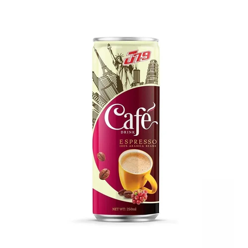 250ml J79 Espresso Coffee drink Arabica Bean — original product packaging