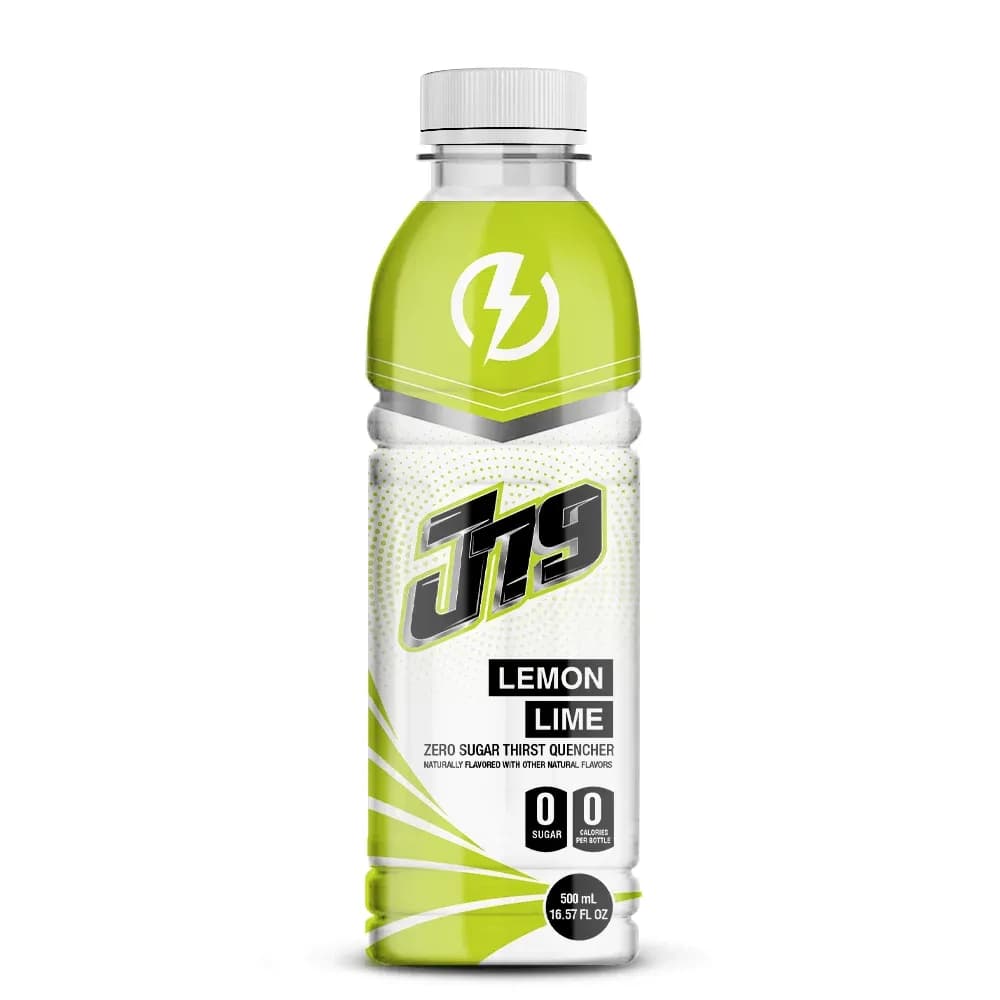 16.57 fl oz J79 Zero Sugar Lemon Lime Energy Drinks Thirst Quencher Sports Drink — original product packaging