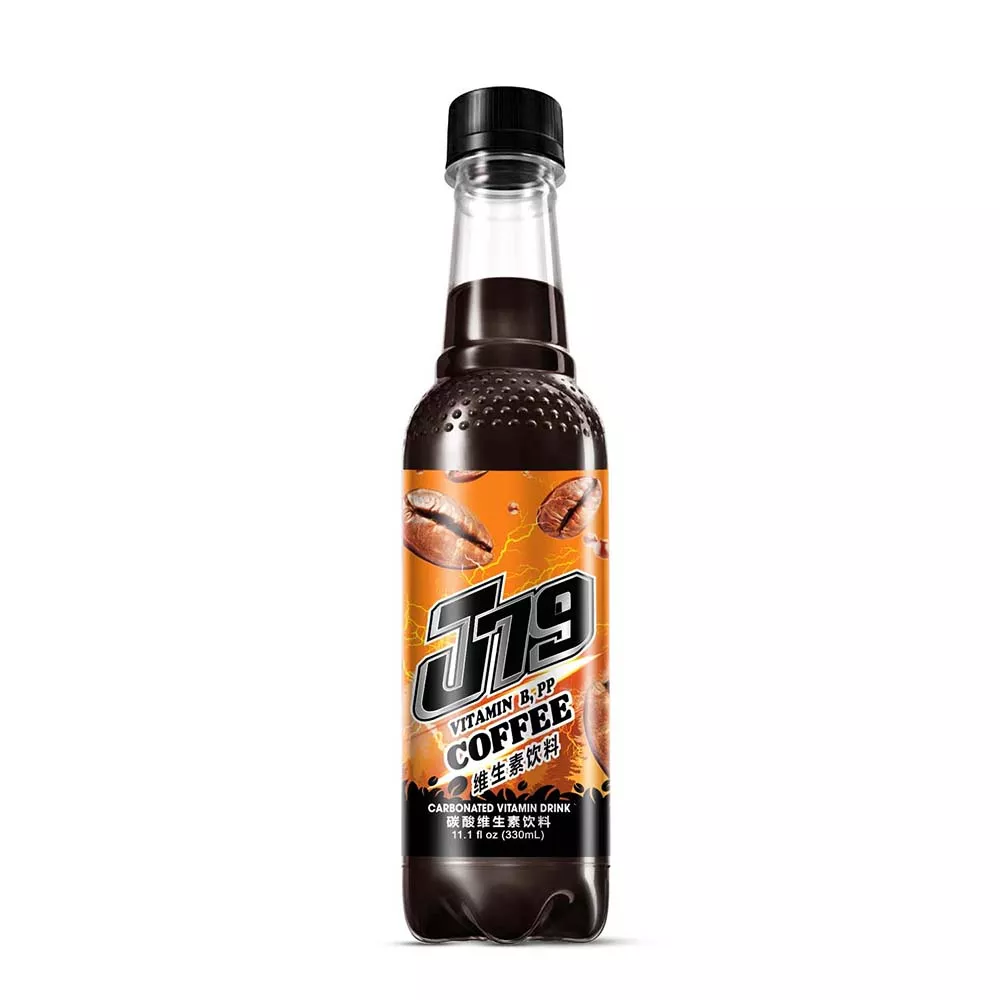 320毫升碳酸维生素饮料混合咖啡（维生素B，PP）J79品牌